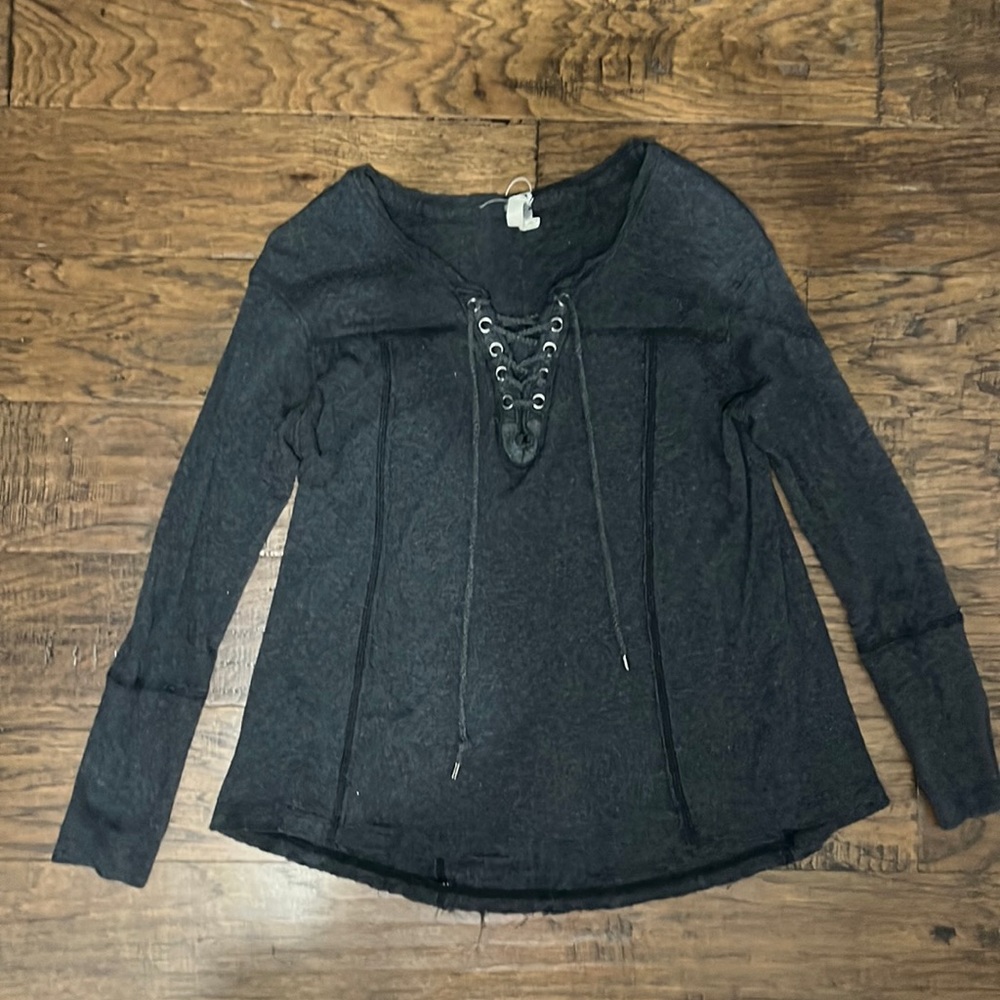 Free People Long sleeve Cover Up | Color: Dark Grey | Size: Small